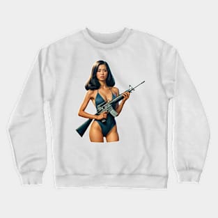 Pinup Girl Crewneck Sweatshirt